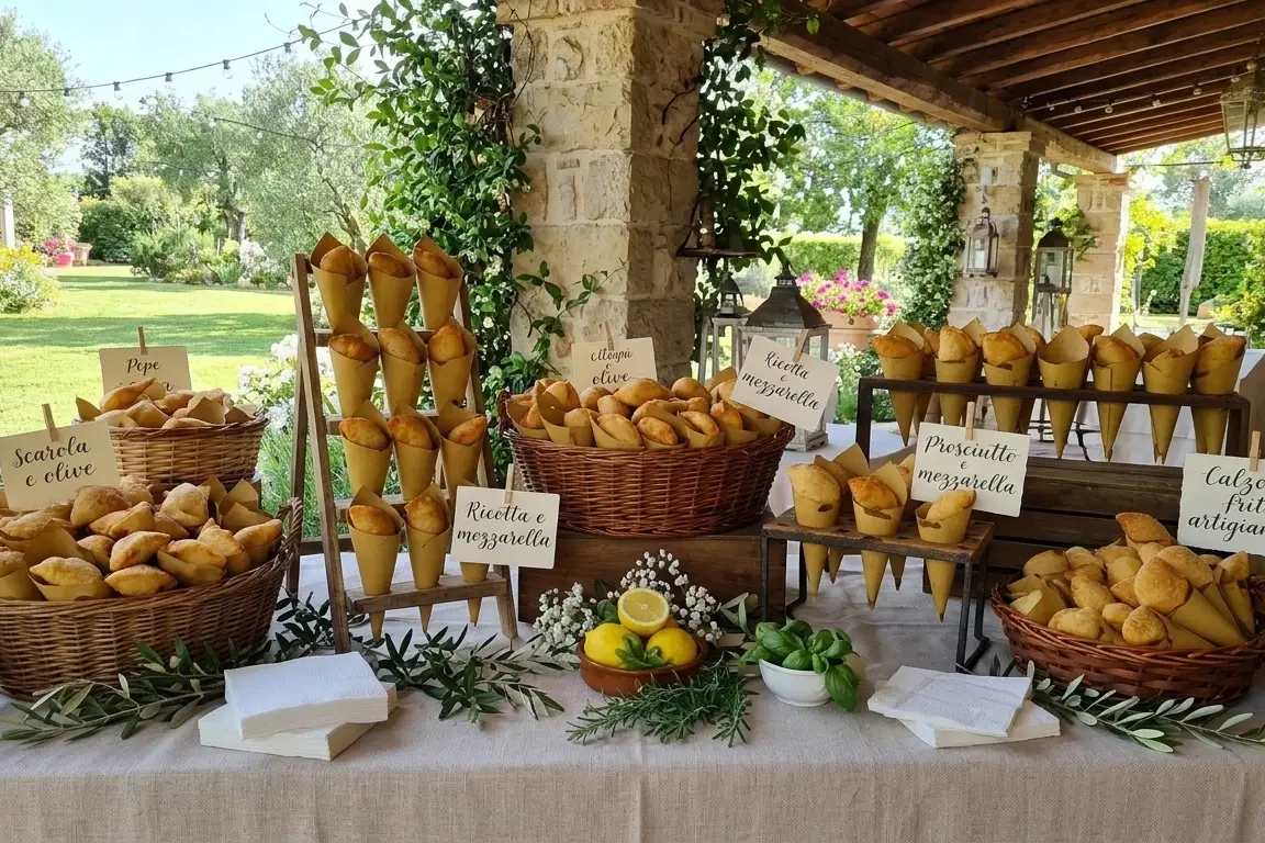 Buffet artigianale per eventi privati - L'Angolo del Calzone