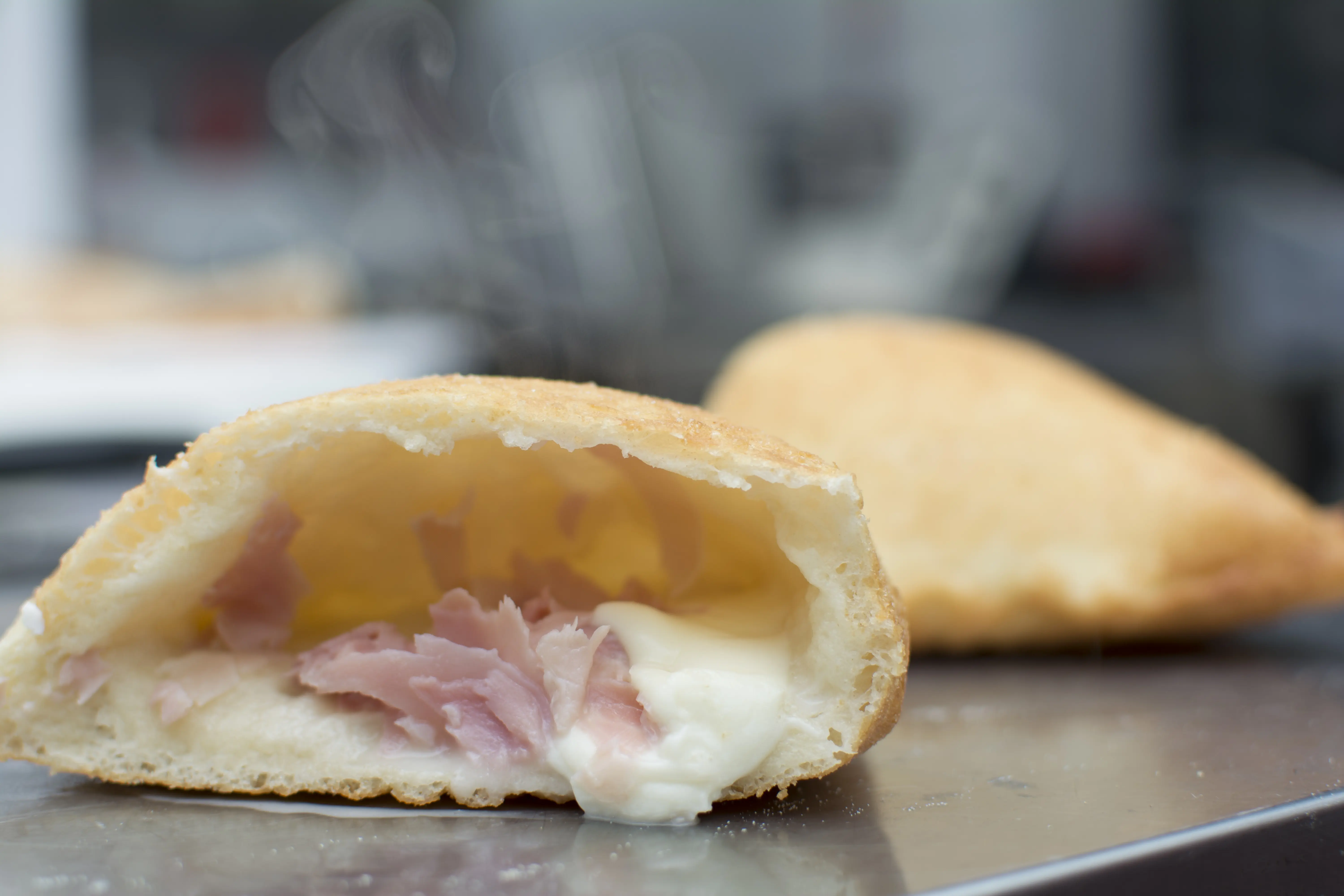 Fried calzoni and Neapolitan specialities at L'Angolo del Calzone in Salerno